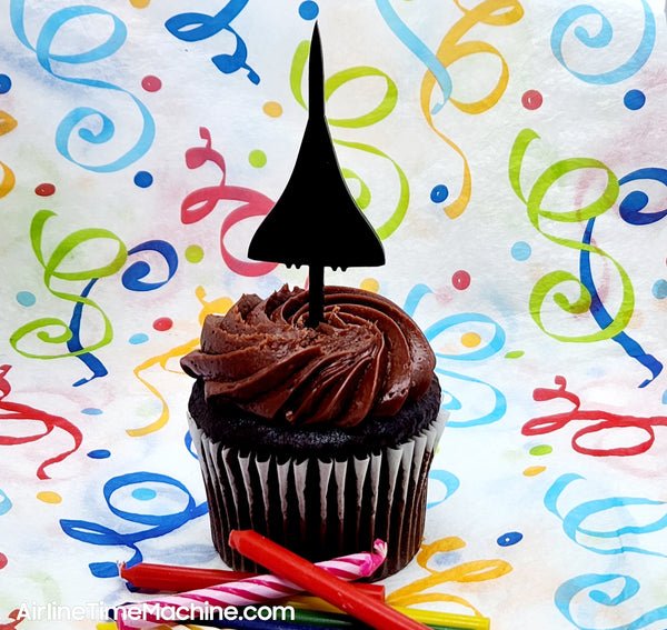 Airplane Set-of-6 Cake Decorations