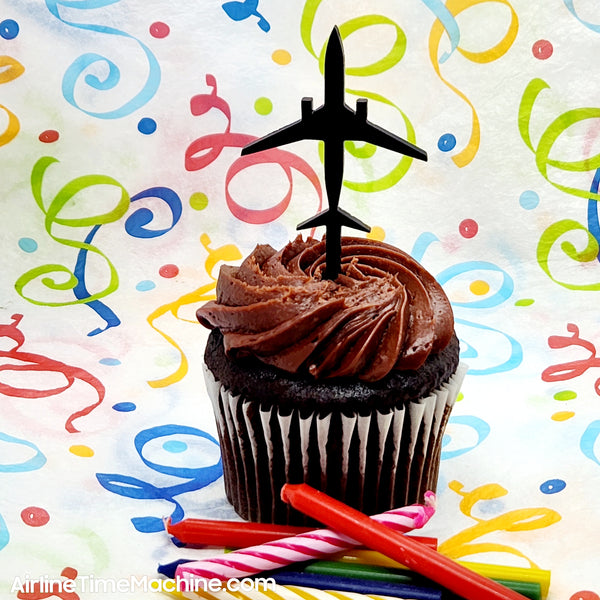 Airplane Set-of-6 Cake Decorations