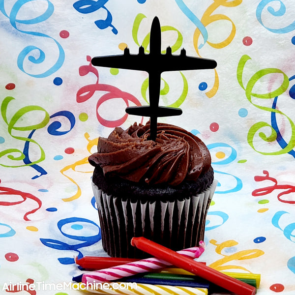 Airplane Set-of-6 Cake Decorations