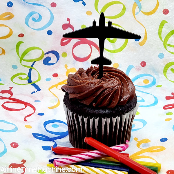 Airplane Set-of-6 Cake Decorations