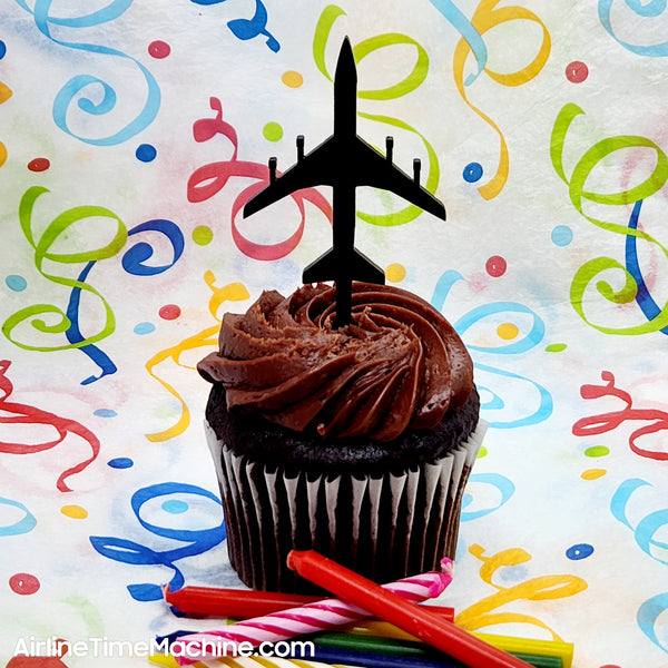 Airplane Set-of-6 Cake Decorations