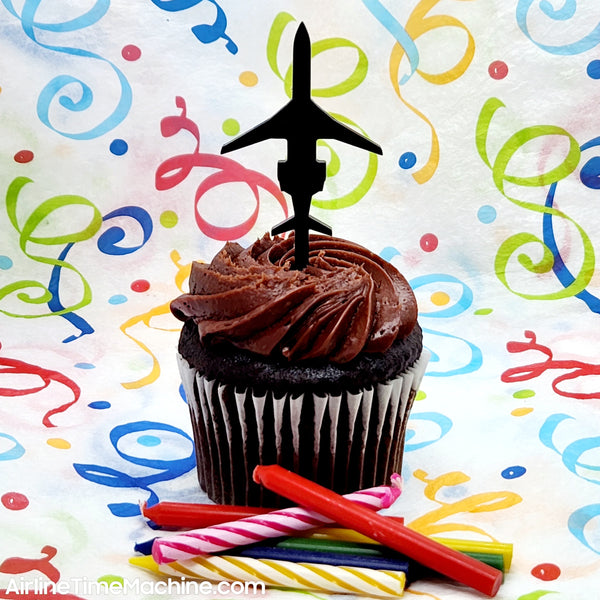 Airplane Set-of-6 Cake Decorations