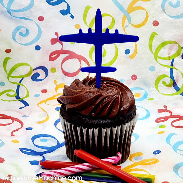 Airplane Set-of-6 Cake Decorations