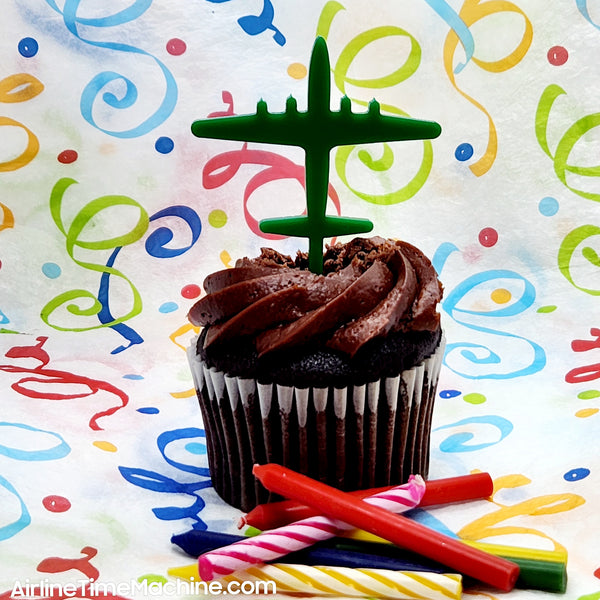 Airplane Set-of-6 Cake Decorations