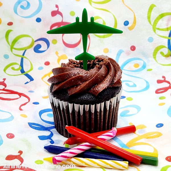 Airplane Set-of-6 Cake Decorations