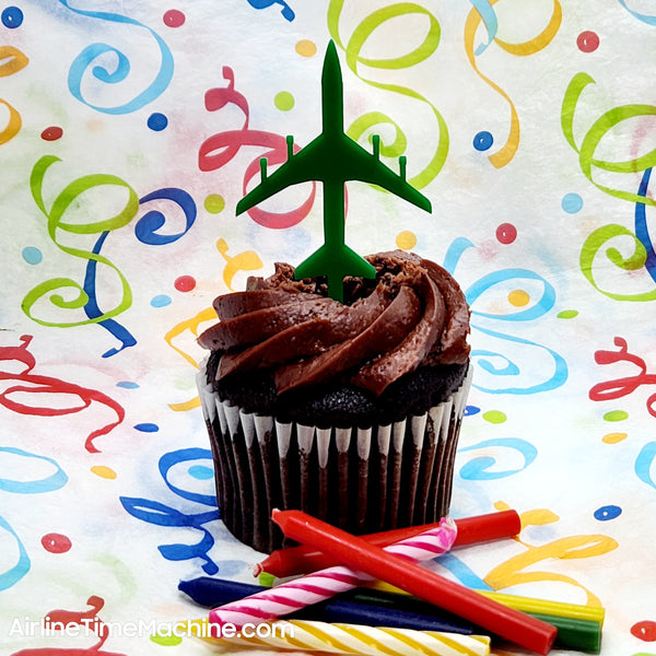 Airplane Set-of-6 Cake Decorations