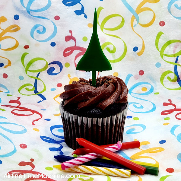 Airplane Set-of-6 Cake Decorations