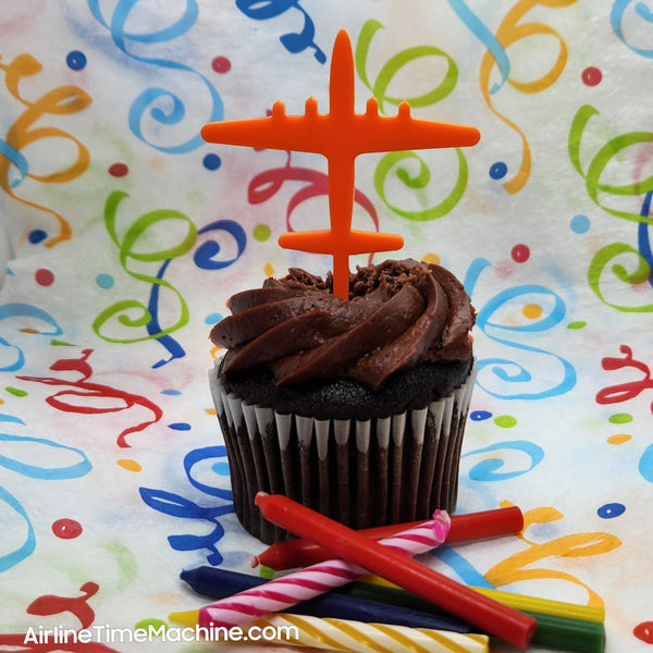 Airplane Set-of-6 Cake Decorations