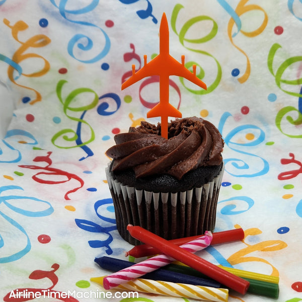 Airplane Set-of-6 Cake Decorations