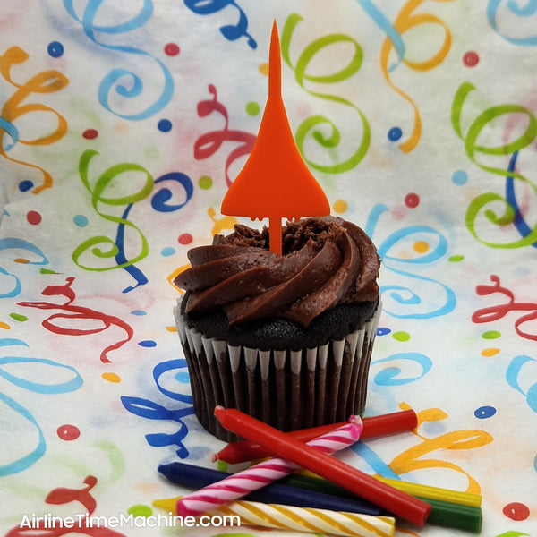 Airplane Set-of-6 Cake Decorations