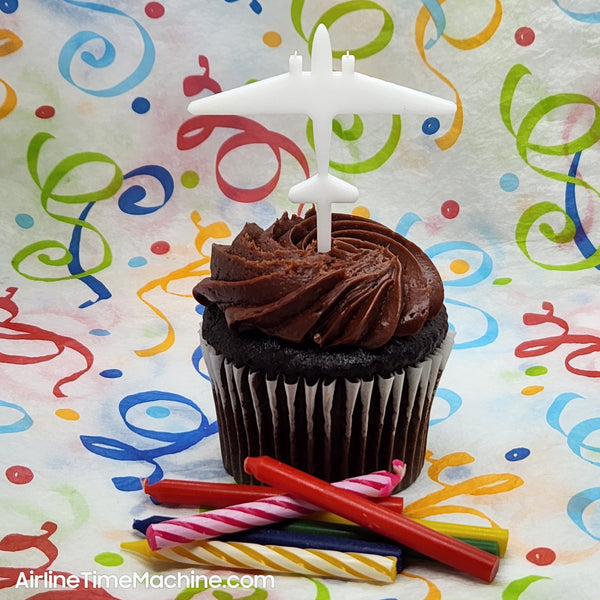 Airplane Set-of-6 Cake Decorations