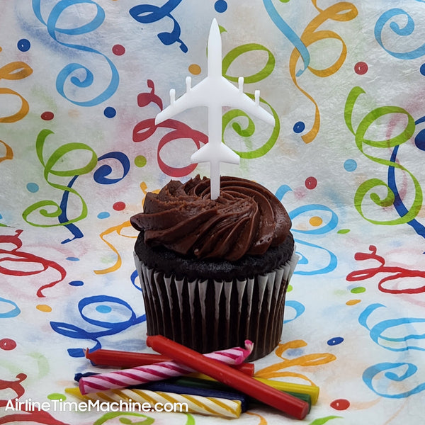 Airplane Set-of-6 Cake Decorations