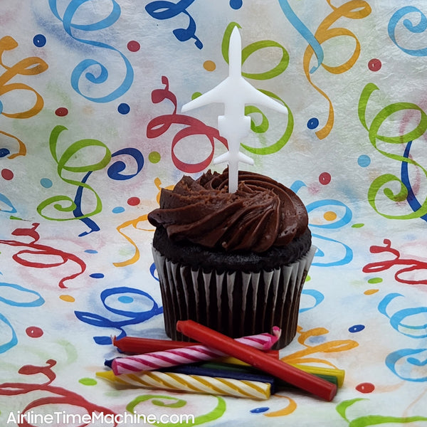 Airplane Set-of-6 Cake Decorations