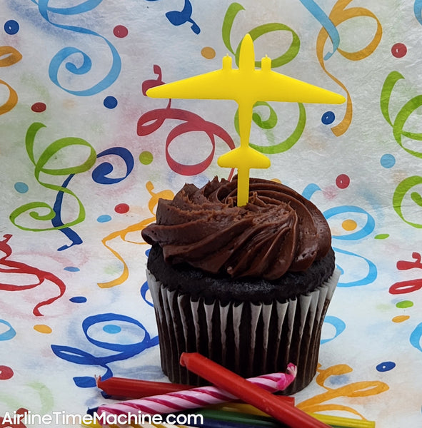 Airplane Set-of-6 Cake Decorations