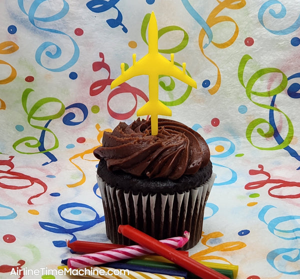 Airplane Set-of-6 Cake Decorations