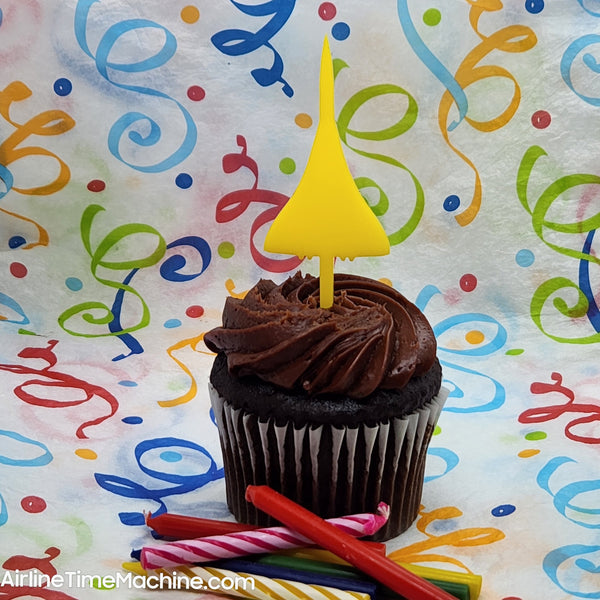 Airplane Set-of-6 Cake Decorations