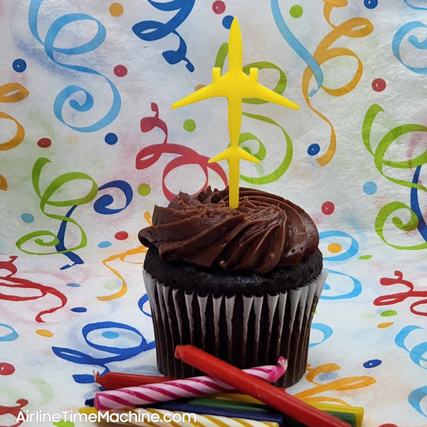 Airplane Set-of-6 Cake Decorations