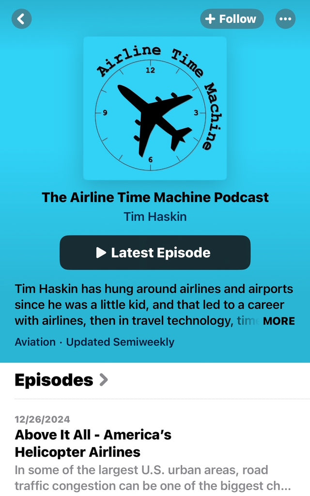 Airline Time Machine Podcast Season 1 is Complete!