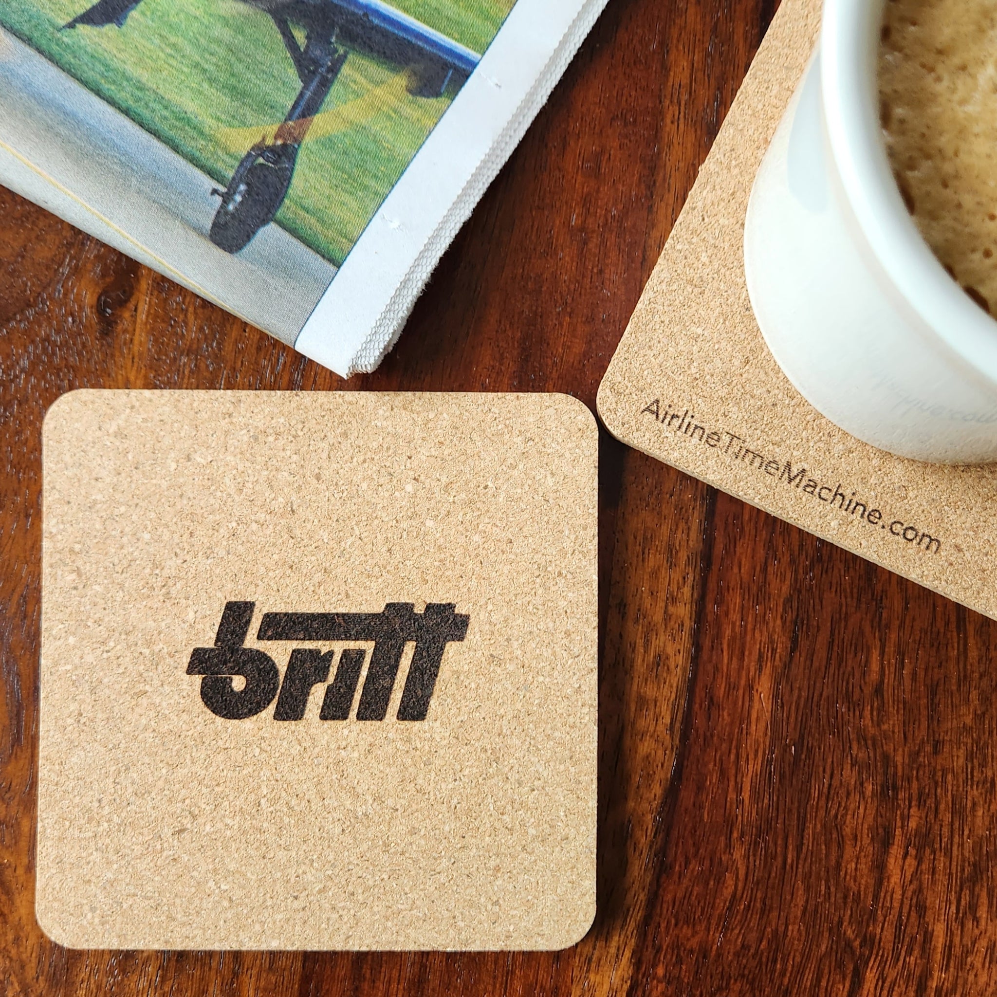 Britt Airways Cork Coaster – Airline Time Machine