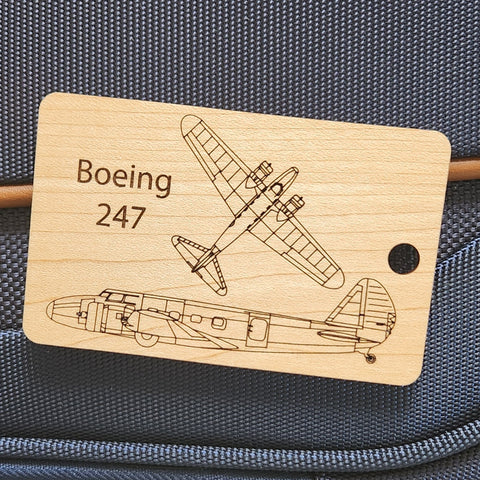 Image of maple airliner tag