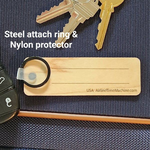 Image of steel attach ring and nylon hole protector