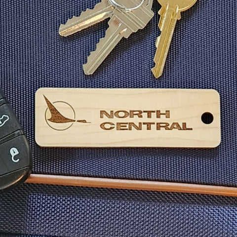 Image of wooden airline tag