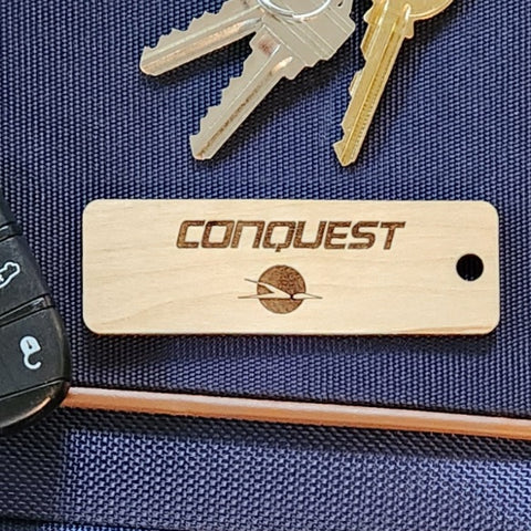 Image of wooden airline tag