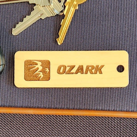 Image of hardwood airline tag