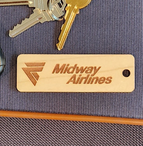 Image of hardwood airline tag