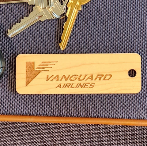 Image of hardwood airline tag