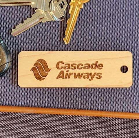 Image of hardwood airline tag