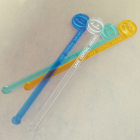 Lake Central Airlines Vintage-style Swizzle Stick Set