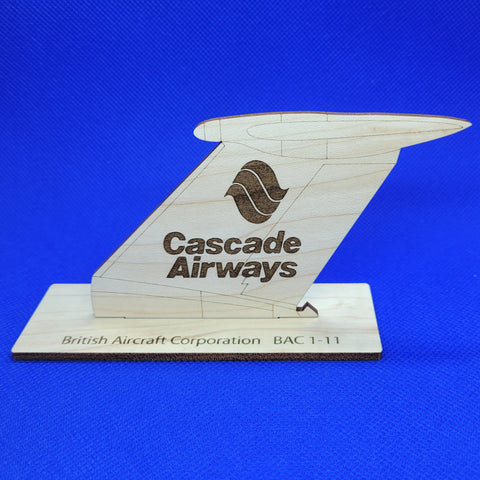 Cascade Airways BAC 1-11 tail panel front